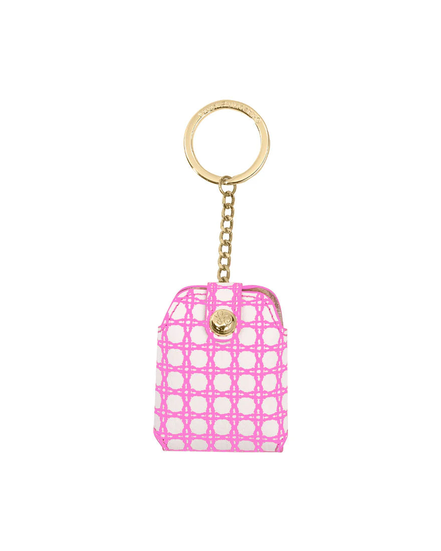 Wireless Earbud Case, Havana Pink Caning