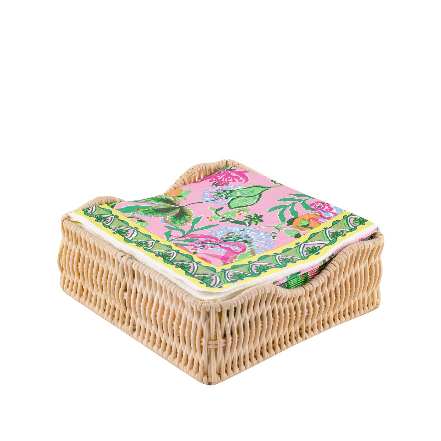 Cocktail Napkins with Holder, Via Amore Spritzer
