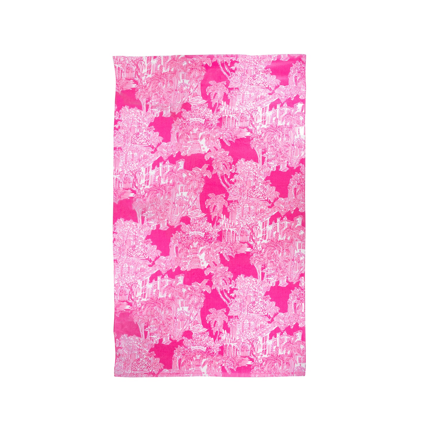 Towel Tote, Palm Beach Toile