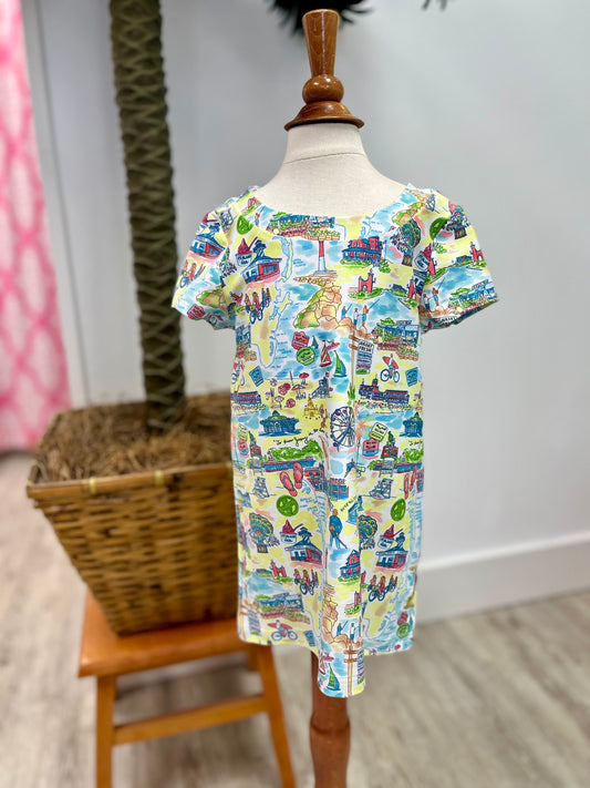 LITTLE SIERRA DRESS, PALM PLACE CUSTOM, CLASSIC