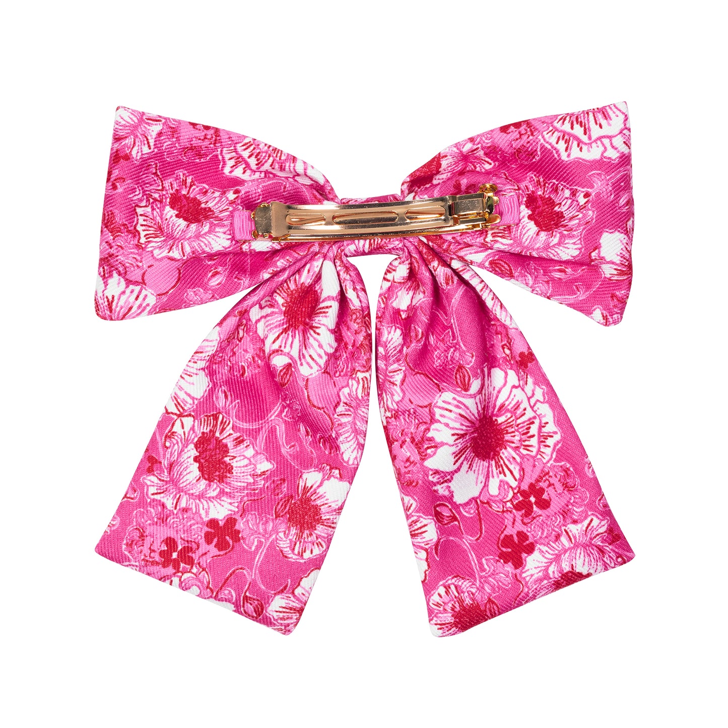 Embellished Bow Barrette, Feeling Poppy