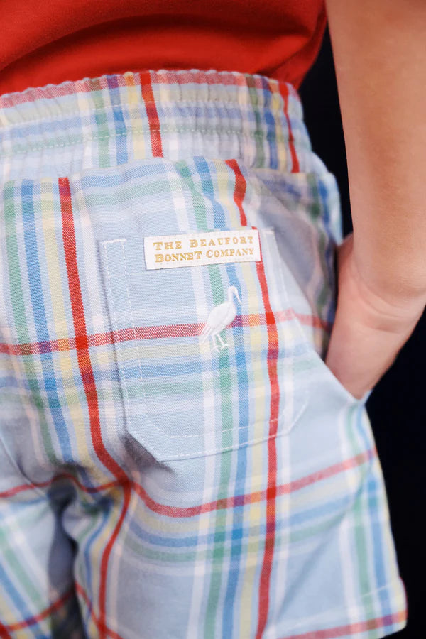 Sheffield Shorts,
Kensington Court Plaid/Worth Ave White