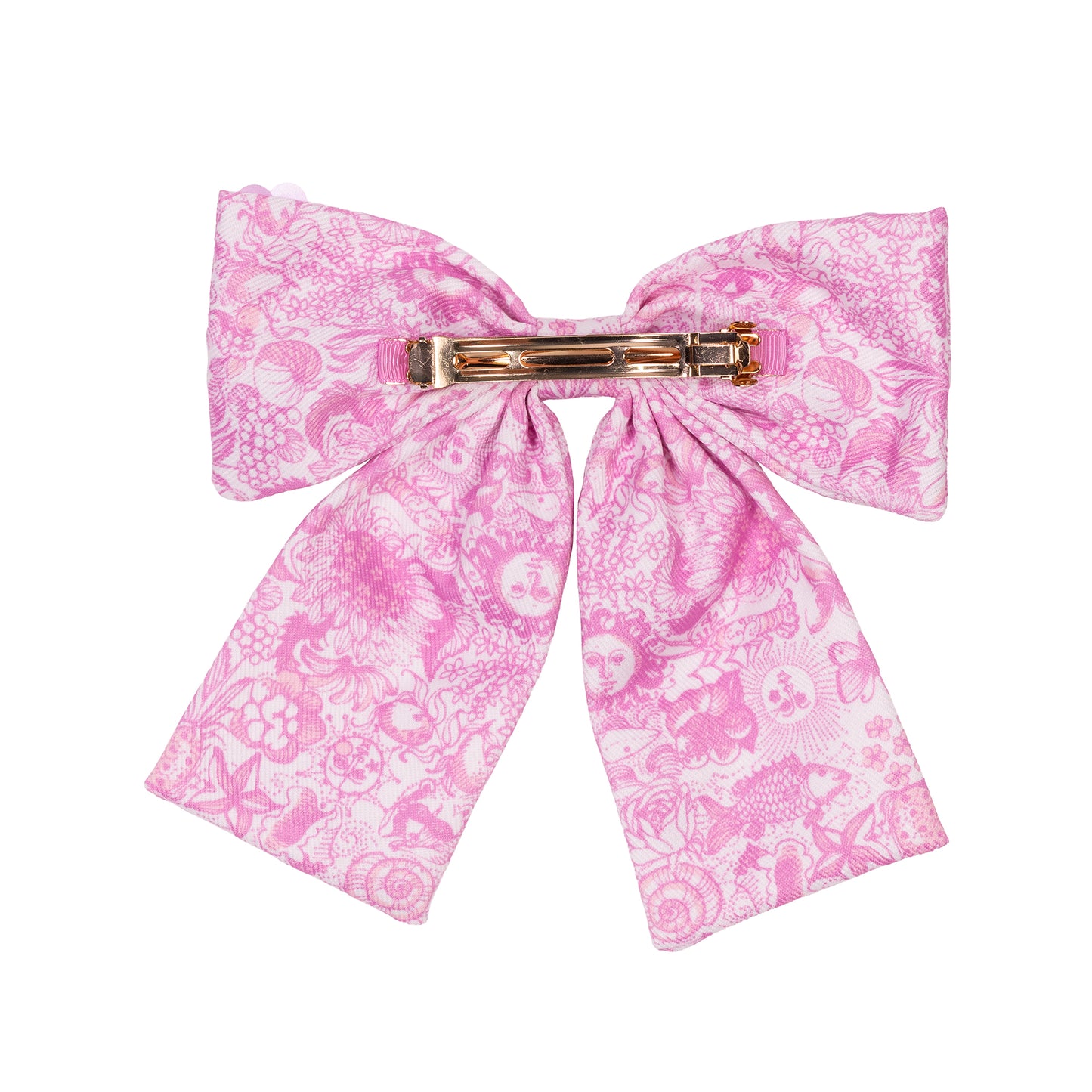 Embellished Bow Barrette, Fleur De Lilly