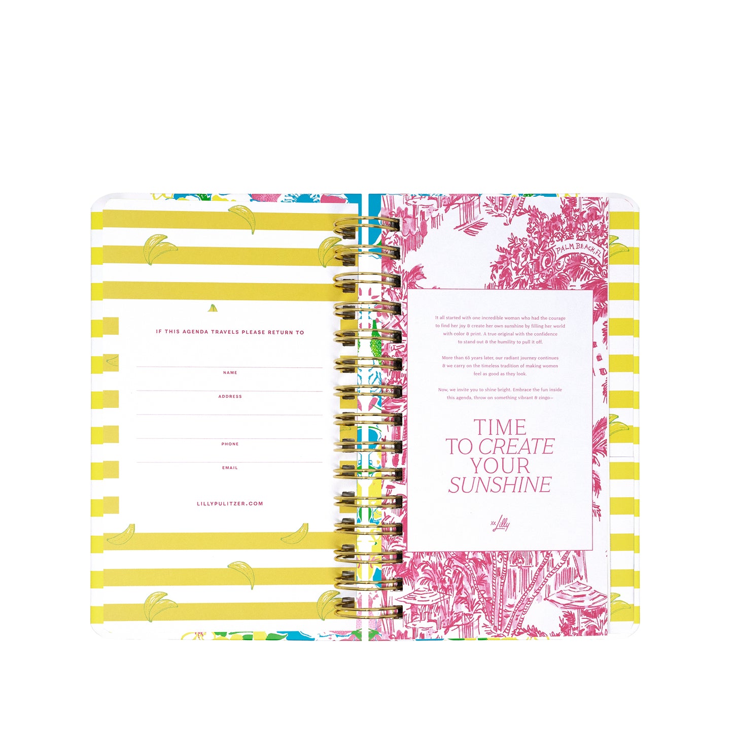 Medium 17 Month Agenda 2026-2027, Lovely Lilly