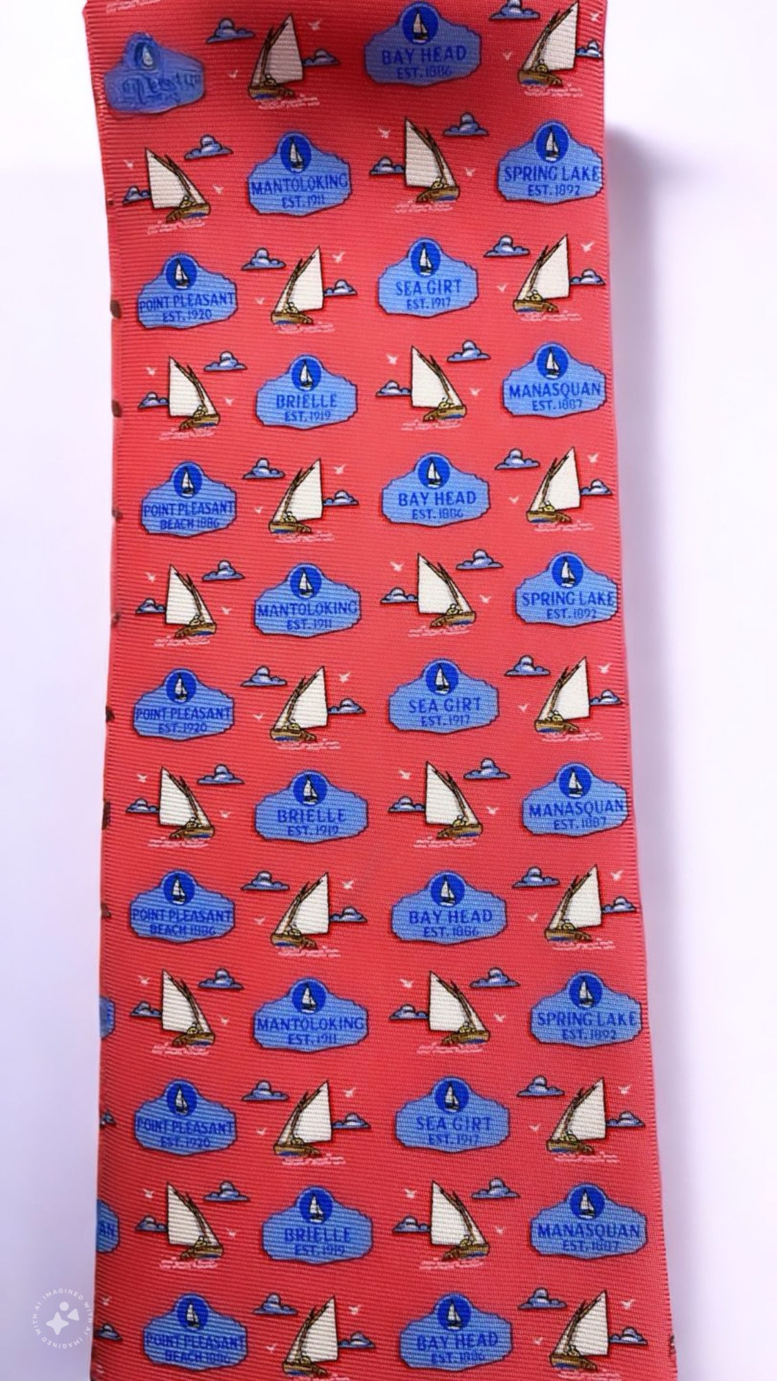 NJ SHORETOWN TIE, CORAL