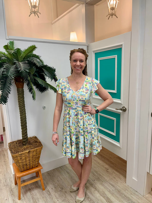 DELANEY DRESS, PALM PLACE CUSTOM, CLASSIC