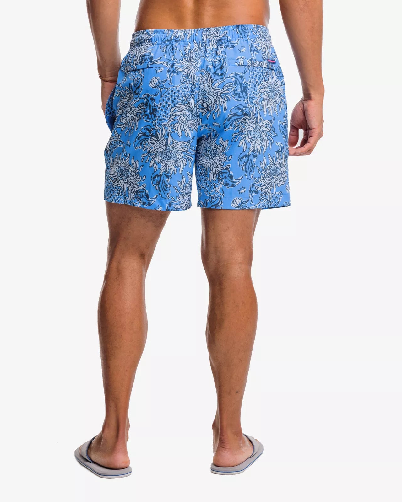 Lilly Pulitzer x Southern Tide Croc and Lock It Swim Trunk, Boca Blue