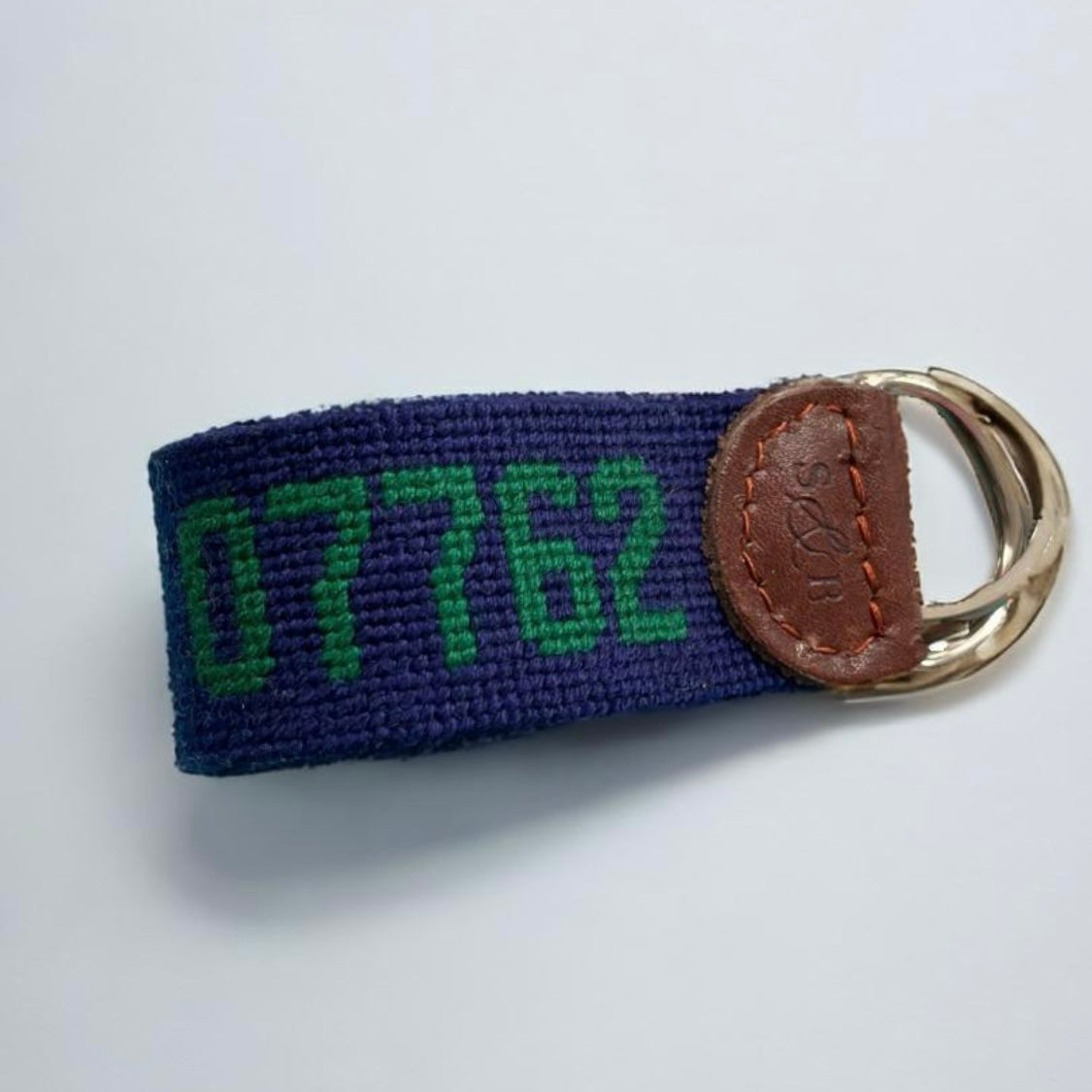 NEEDLEPOINT KEY FOB, 07762-SPRING LAKE