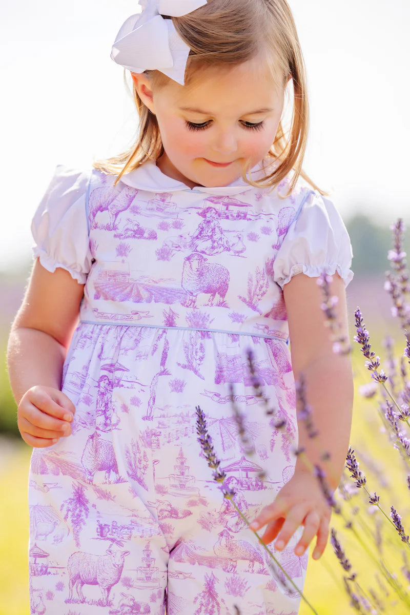 Maude's Peter Pan Collar Onesie (Short Sleeve Woven)