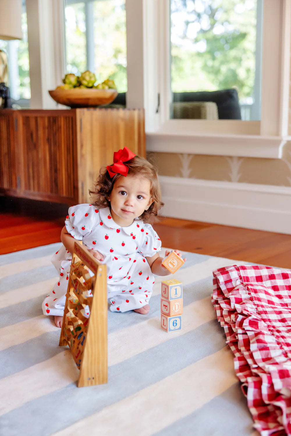 Short Sleeve Britt Romper - Pima,
Egerton Apples