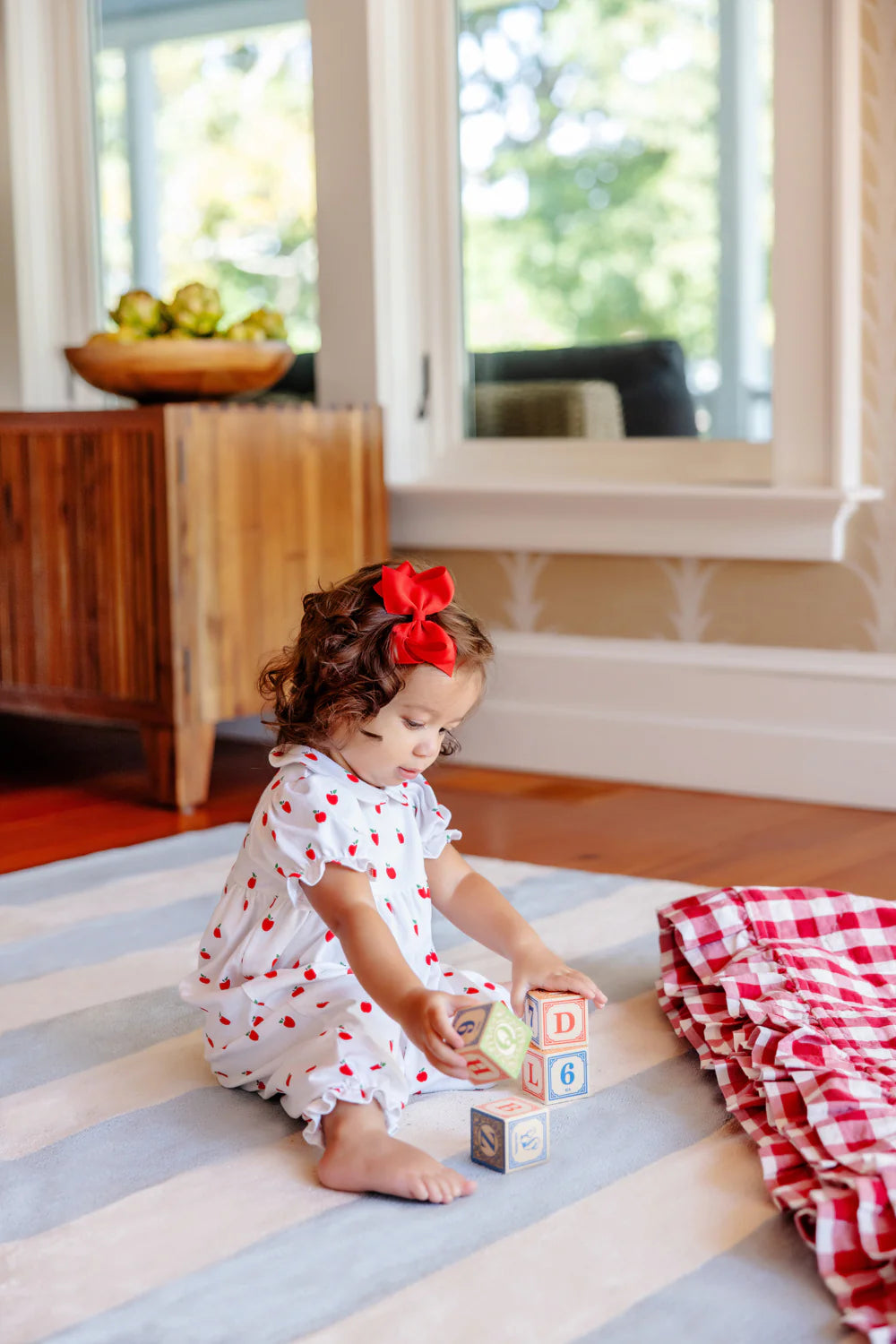 Short Sleeve Britt Romper - Pima,
Egerton Apples