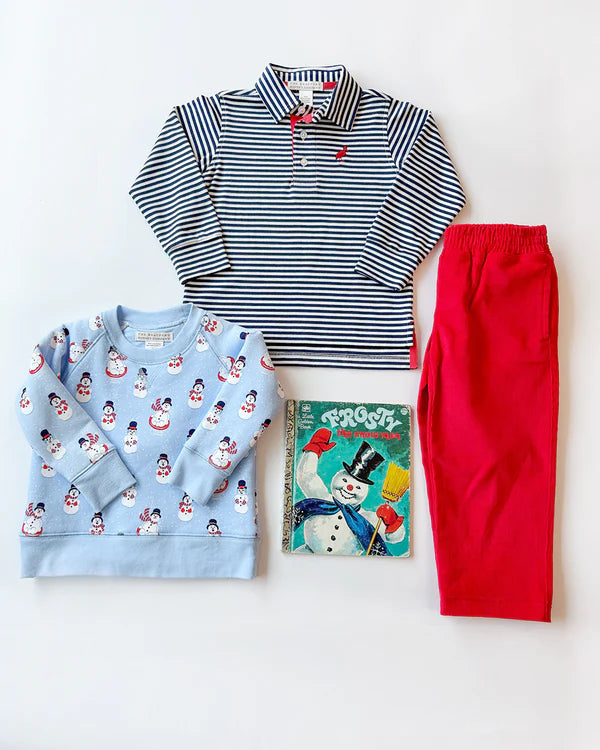 Smitty Sweatshirt,
Frosty Friends/Beale Street Blue