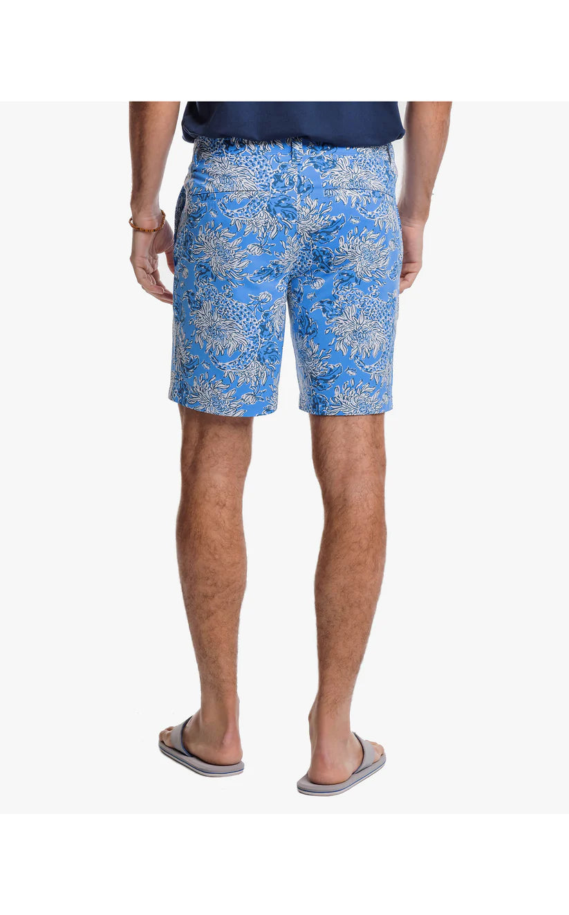 Lilly Pulitzer x Southern Tide Brrrdie Gulf Shorts, Boca Blue Croc N' Lock It