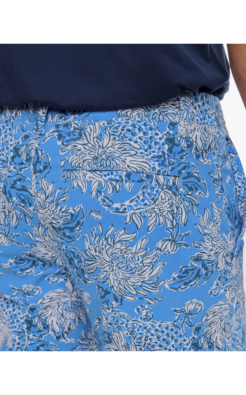 Lilly Pulitzer x Southern Tide Brrrdie Gulf Shorts, Boca Blue Croc N' Lock It