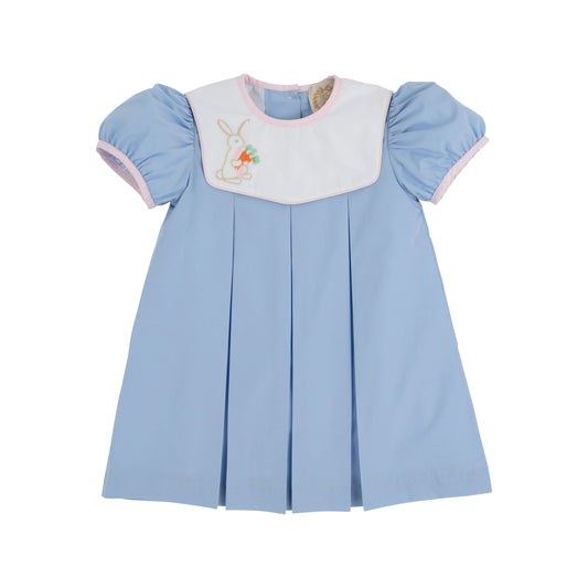 Bunny Phipps Frock - Beale Street Blue & Bunny Applique