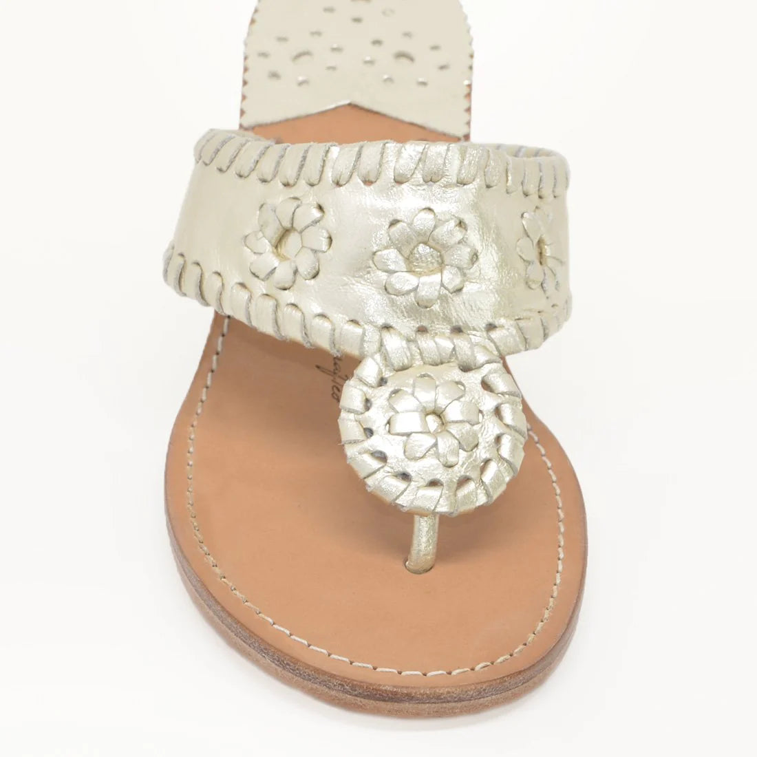 PALM BEACH SANDALS MID WEDGE Platinum/Platinum