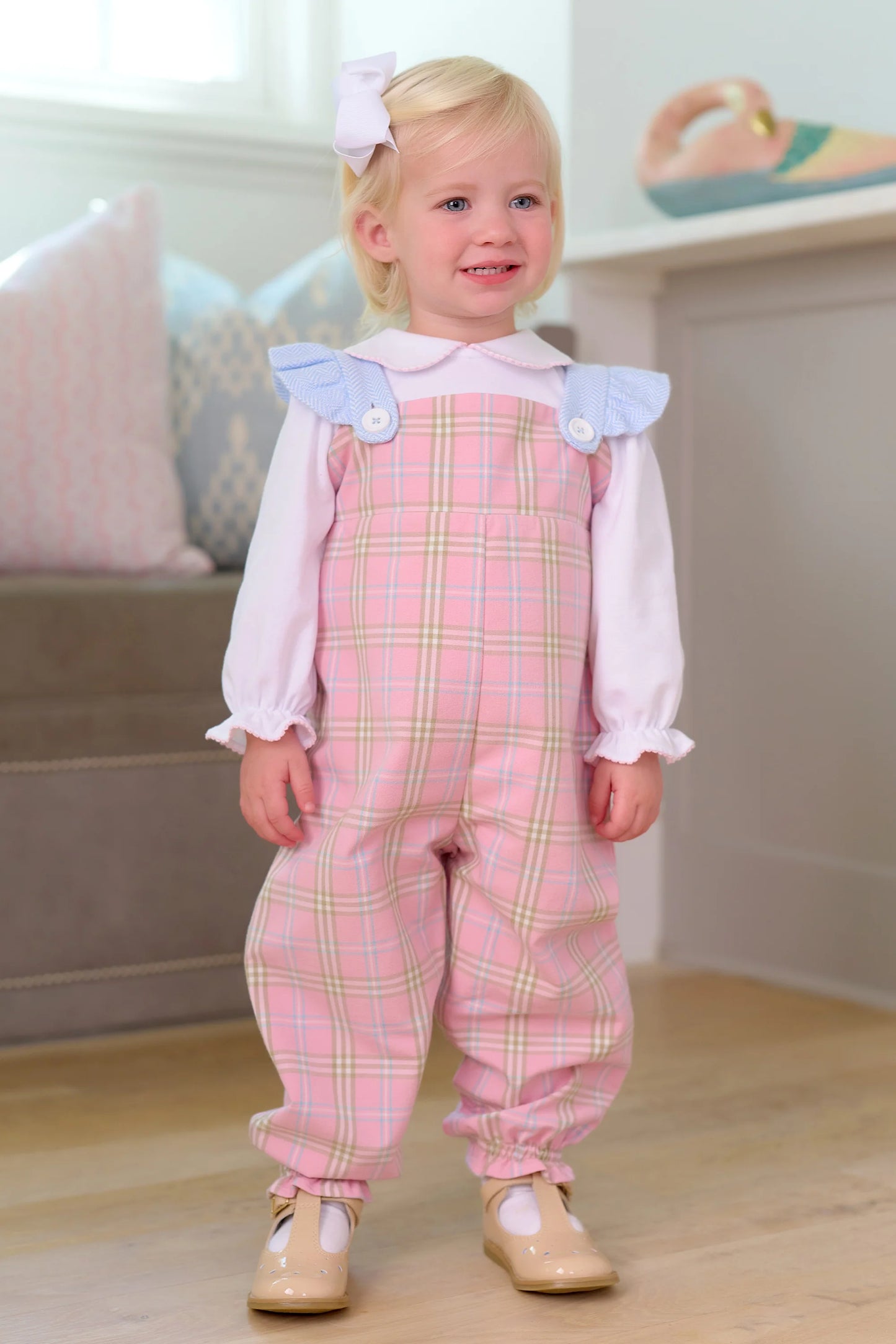 Violet's Vintage Overall - Woven Yarn,
Pelham Plaid/Beale Street Blue Herringbone