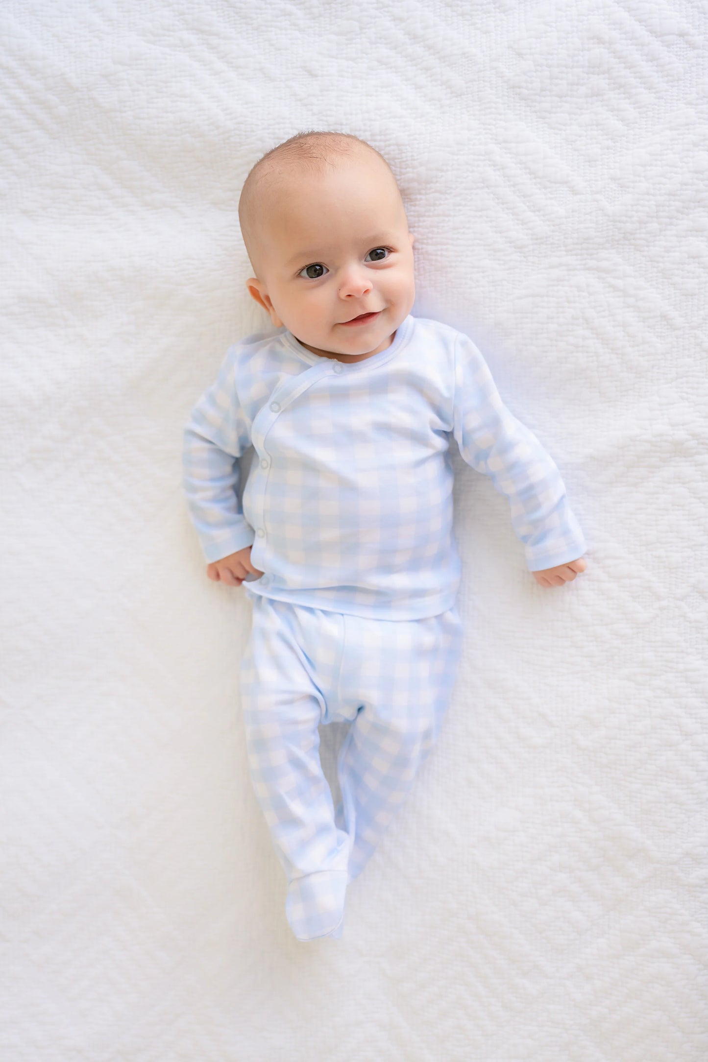 Cameron Cross-Front Set,
Buckhead Blue Gingham