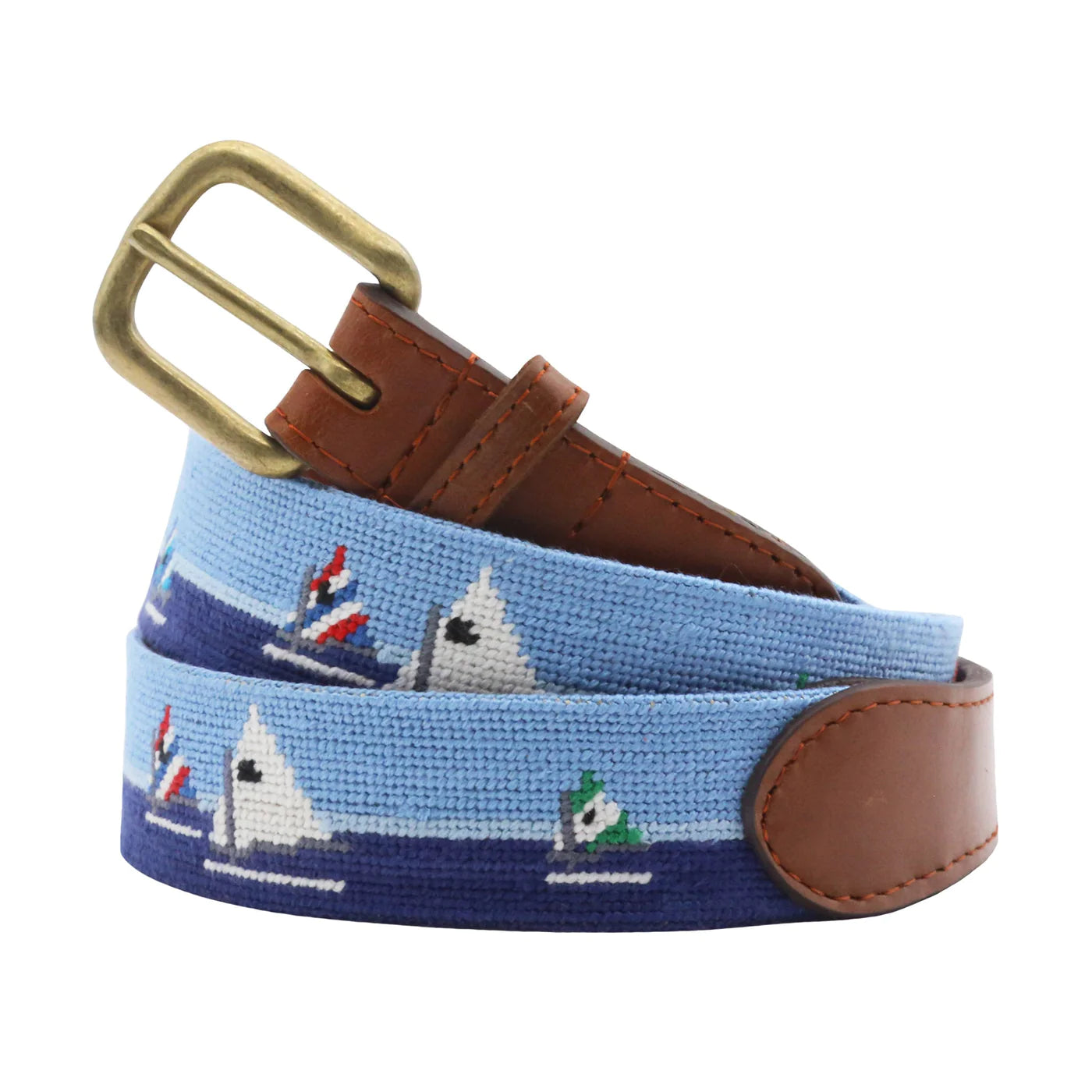 NEEDLEPOINT BELT, DAY SAILOR