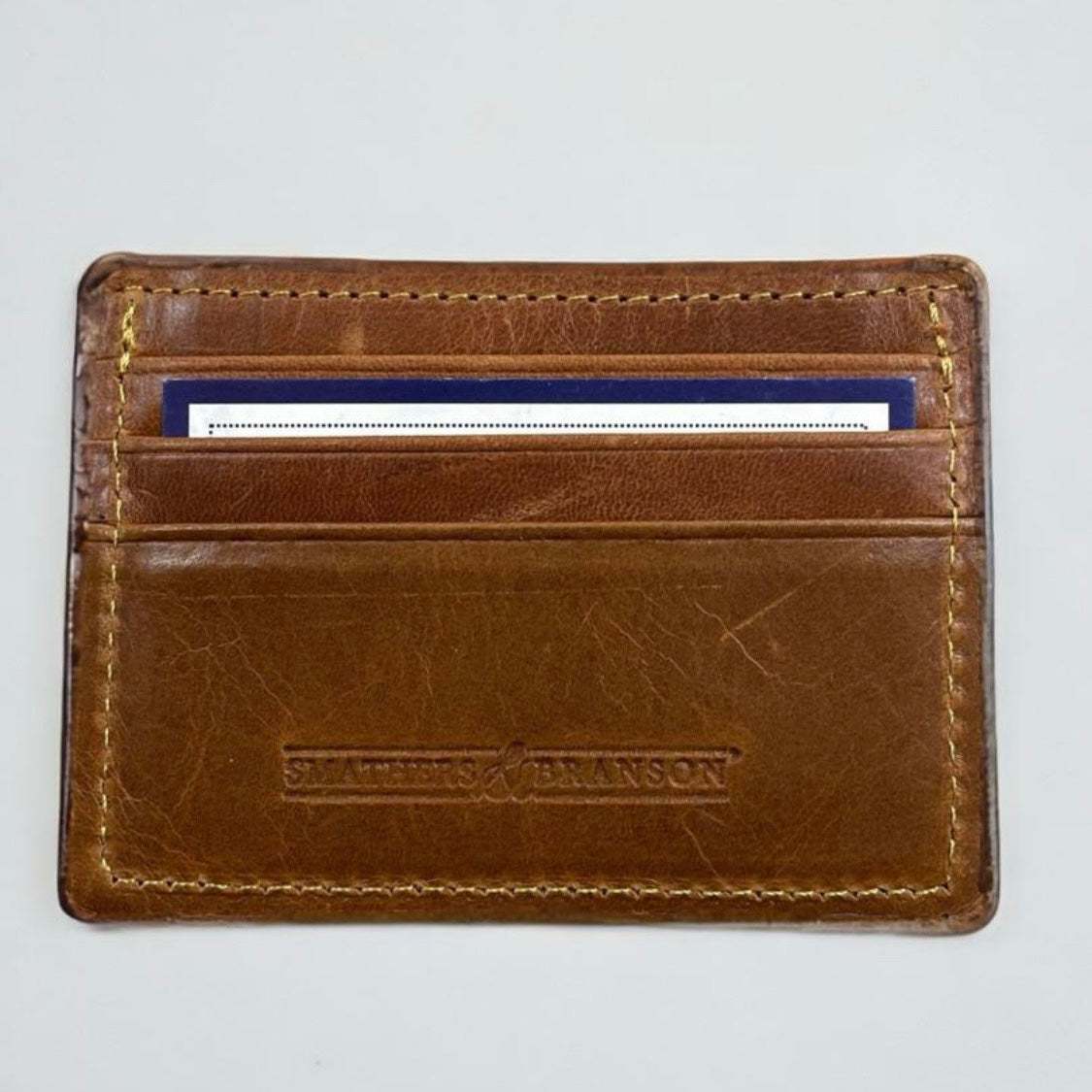 NEEDLEPOINT CARD WALLET, RUTGERS