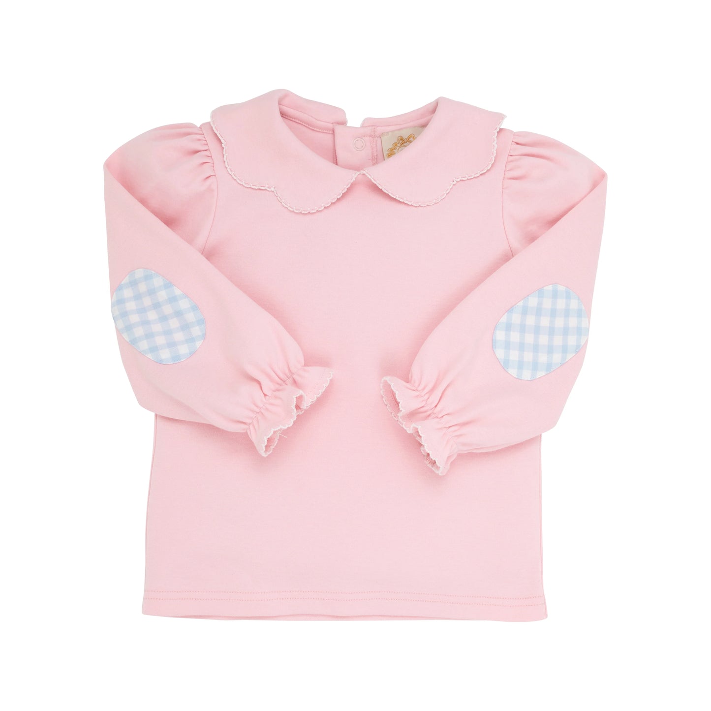 Emma's Elbow Patch Top,
Palm Beach Pink/Beale Street Blue Gingham