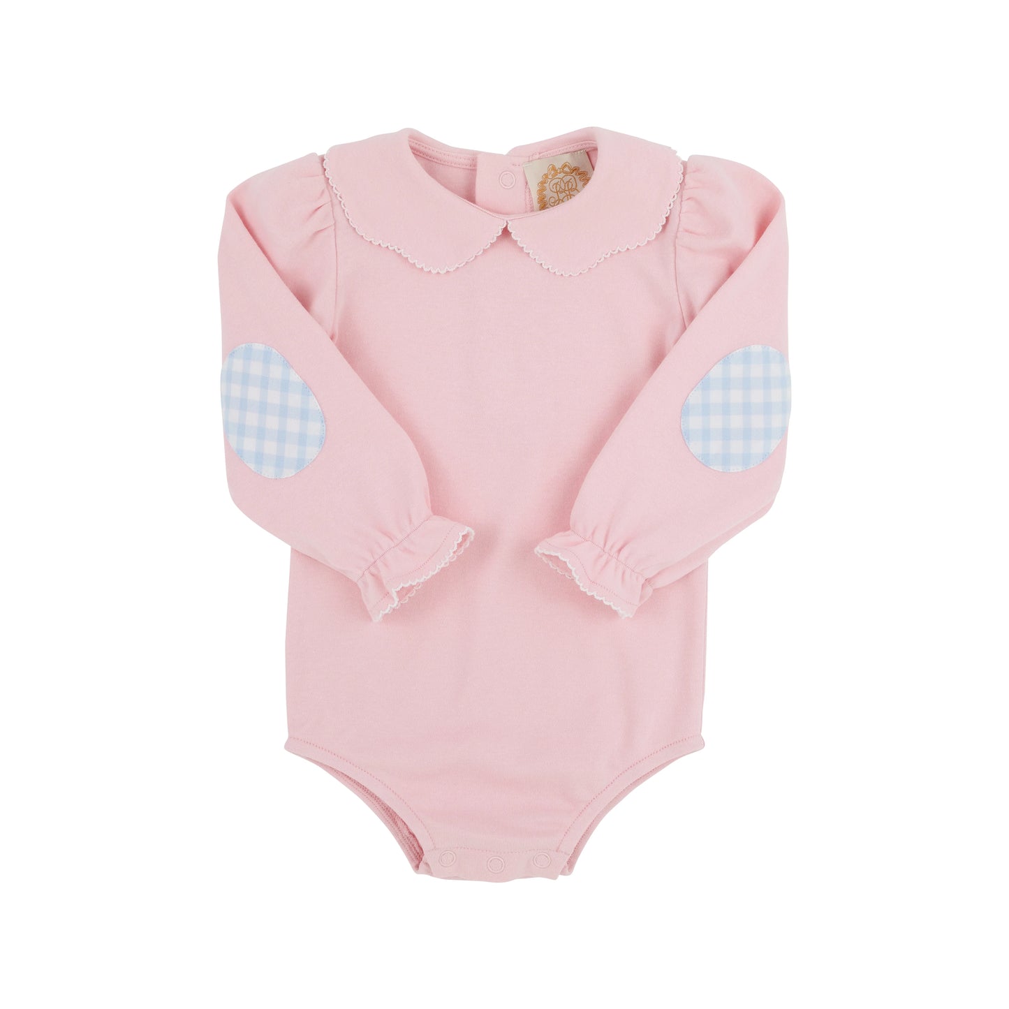 Emma's Elbow Patch Top - Onesie,
Palm Beach Pink/Beale Street Blue Gingham