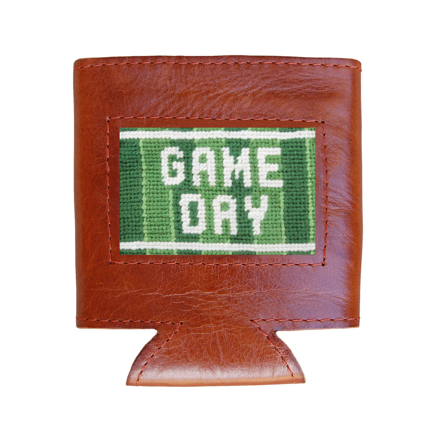 NEEDLEPOINT CAN COOLER, GAME DAY