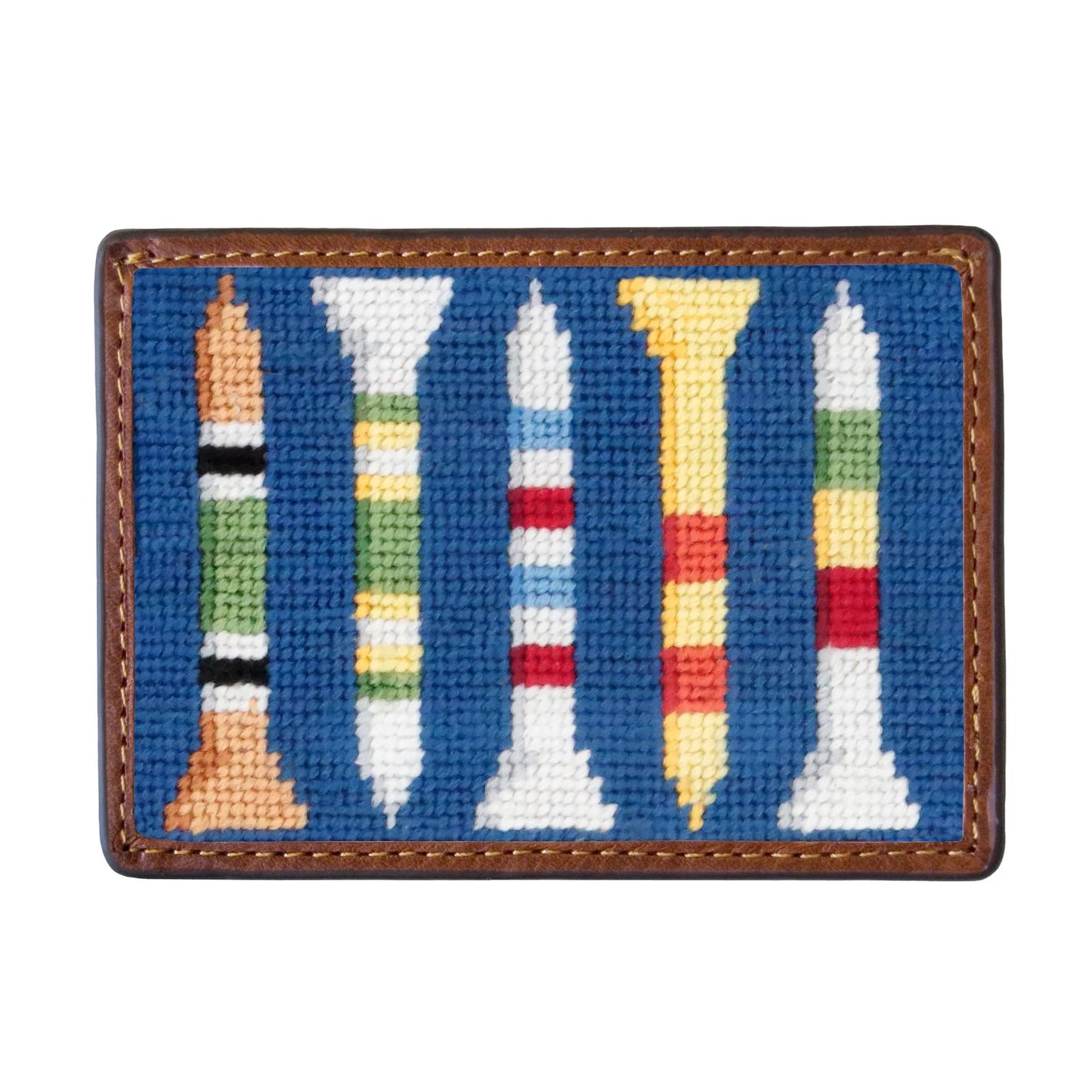 NEEDLEPOINT CARD WALLET, GOLF TEES