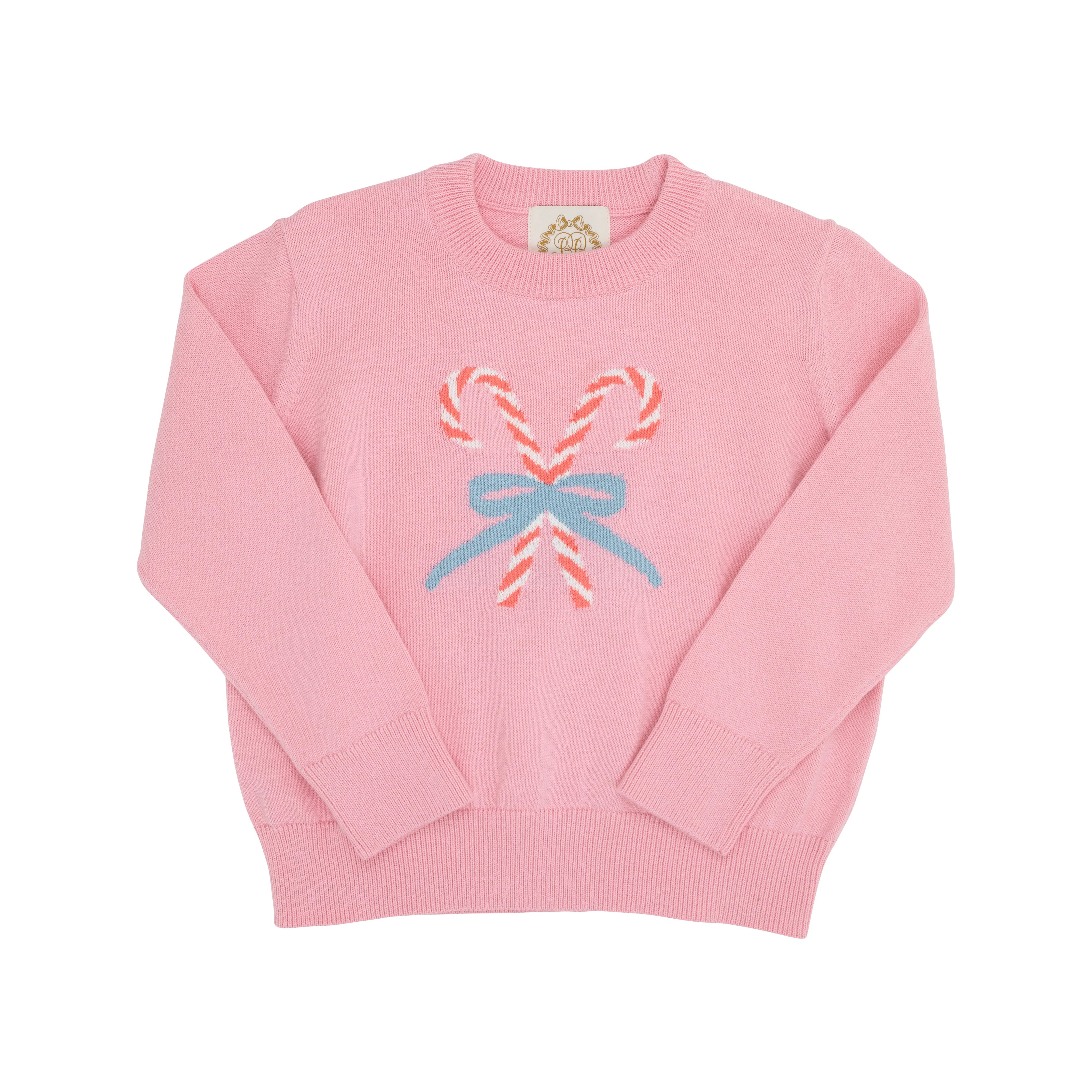 Isabelle's Sweater - Hamptons Hot Pink with Worth Avenue White Stork main image 1