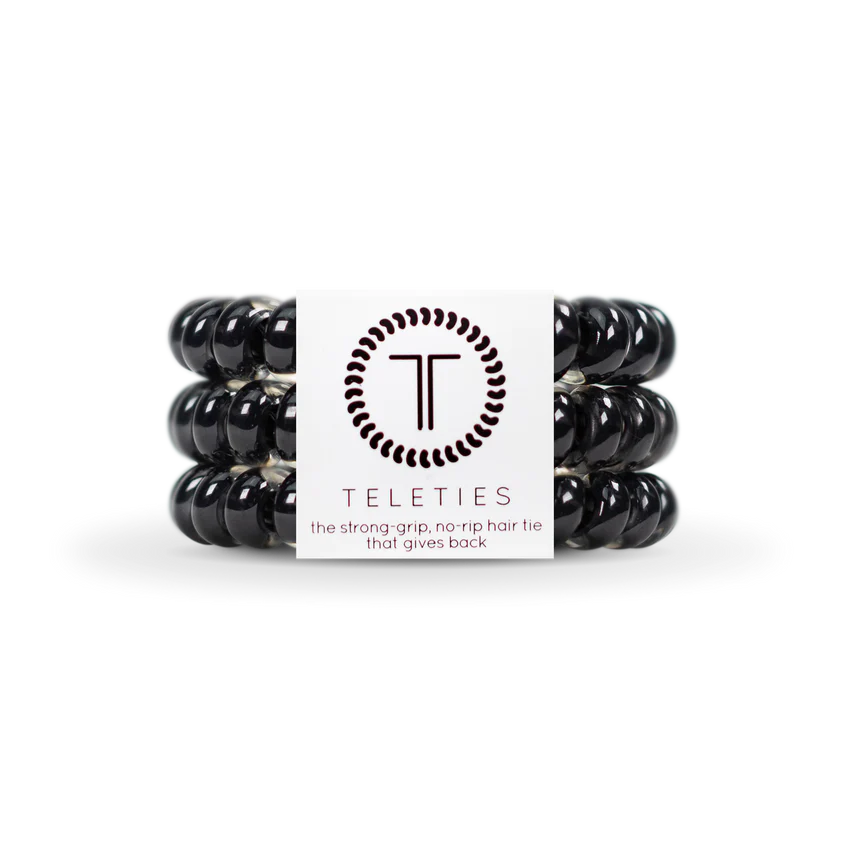 Teleties Hair Tie - Jet Black