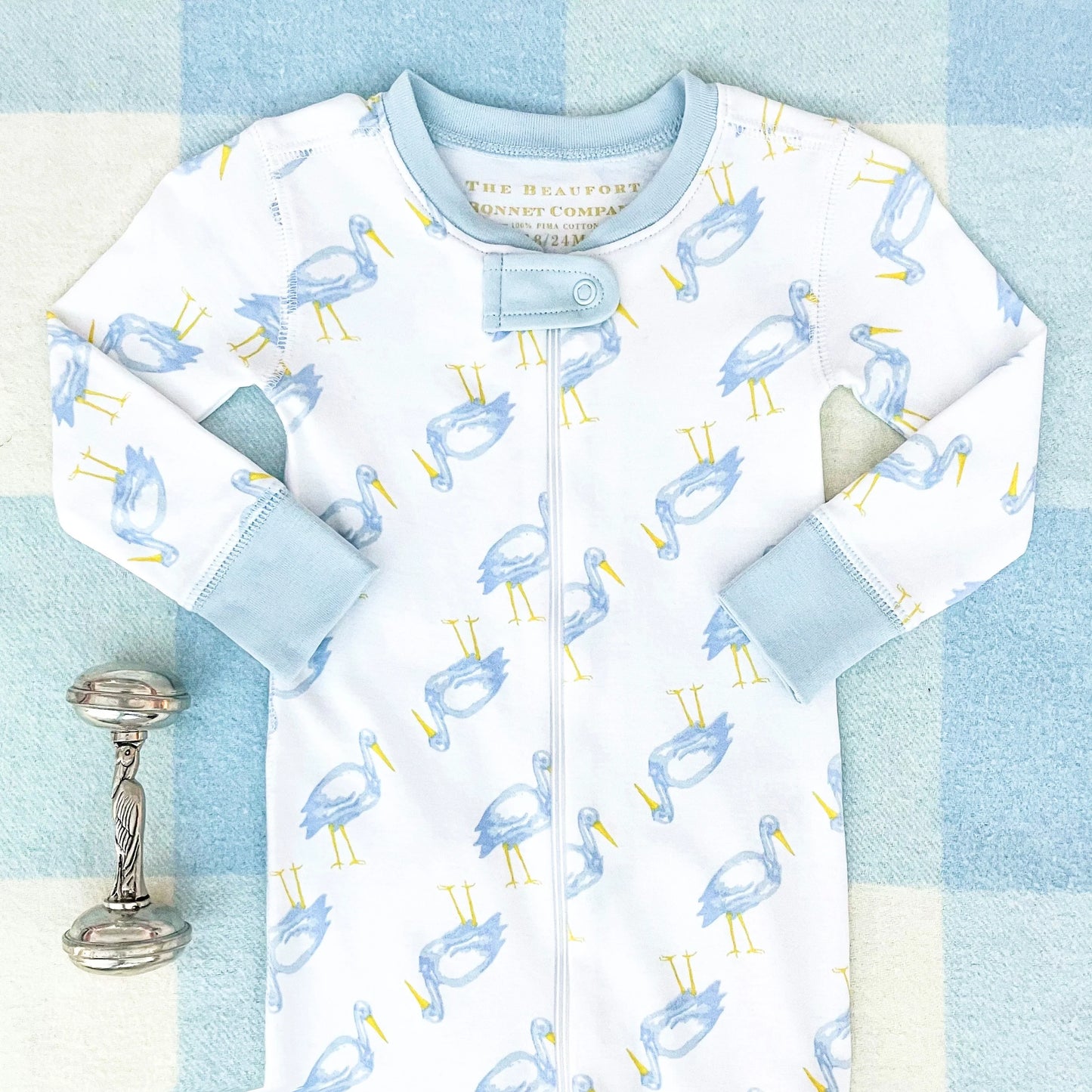 Knox's Night Night Footed,
Sir Proper Stork/Buckhead Blue
