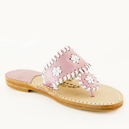 PALM BEACH SANDALS, GIRLS, ARBUTUS/WHITE