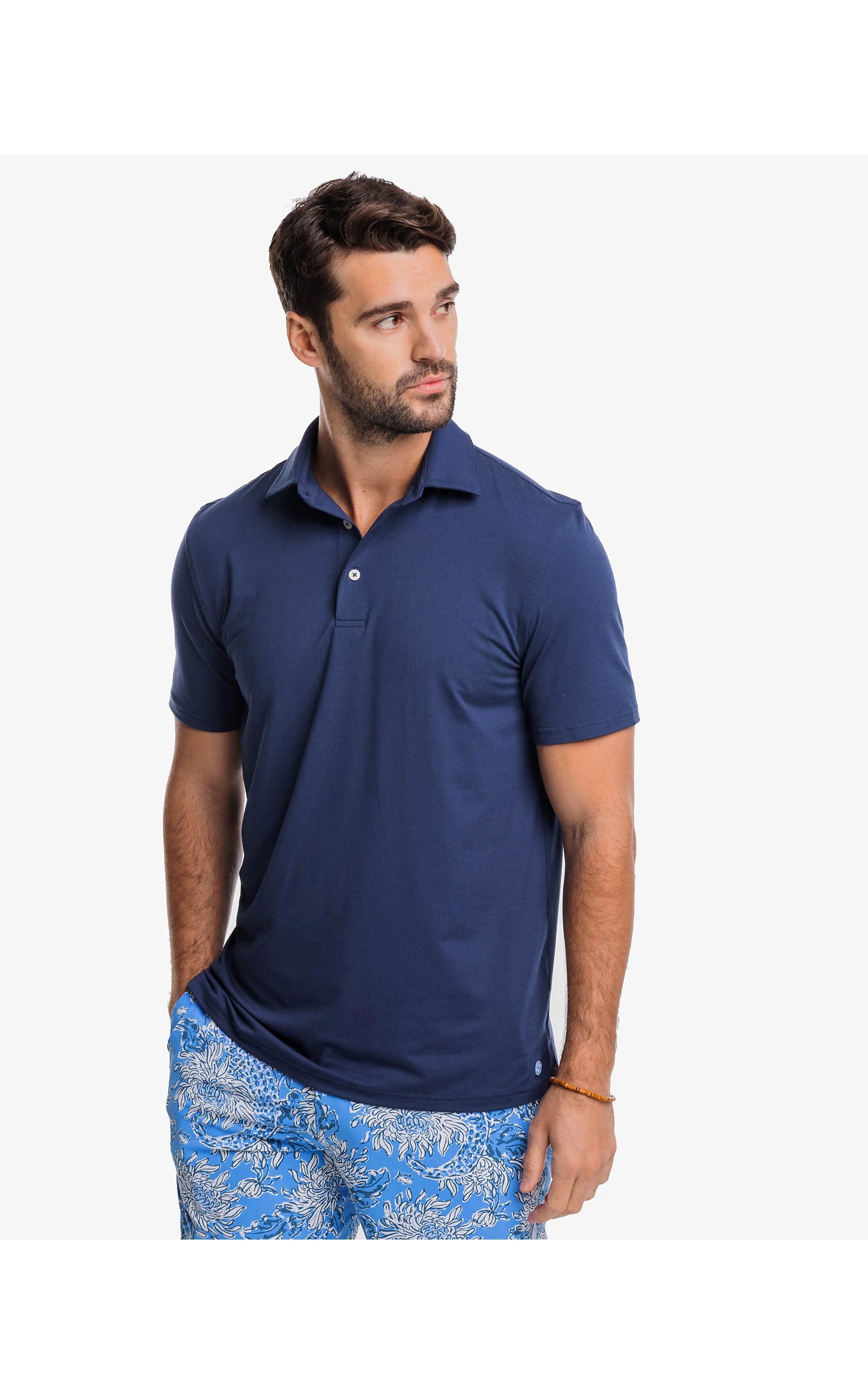 Lilly Pulitzer x Southern Tide Ryder Polo, True Navy