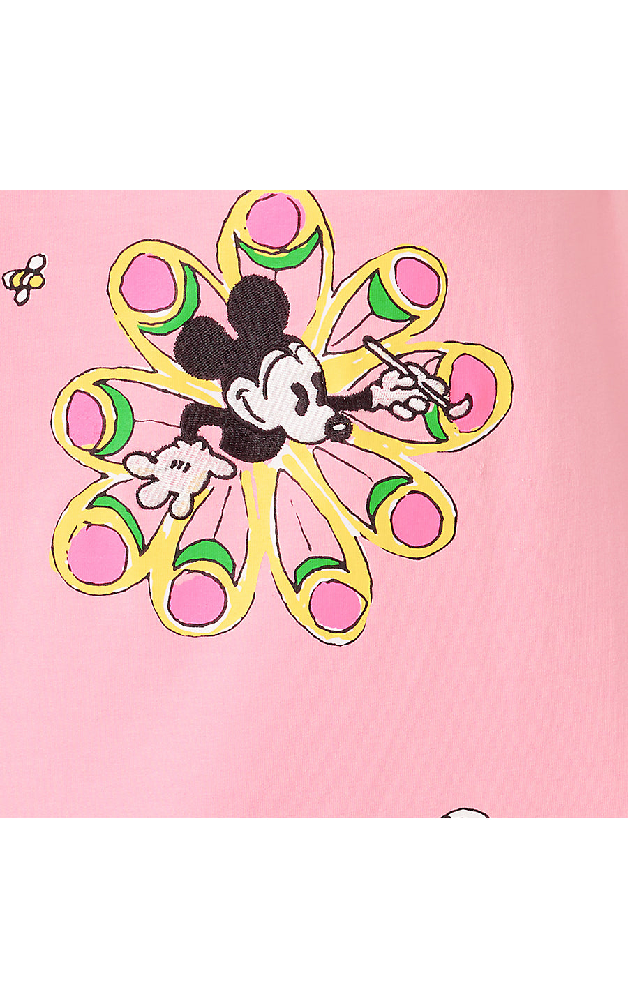 ELMARIA PUFF SLEEVE SWEATER, CONCH SHELL PINK THROWBACK DISNEY GRAPHIC