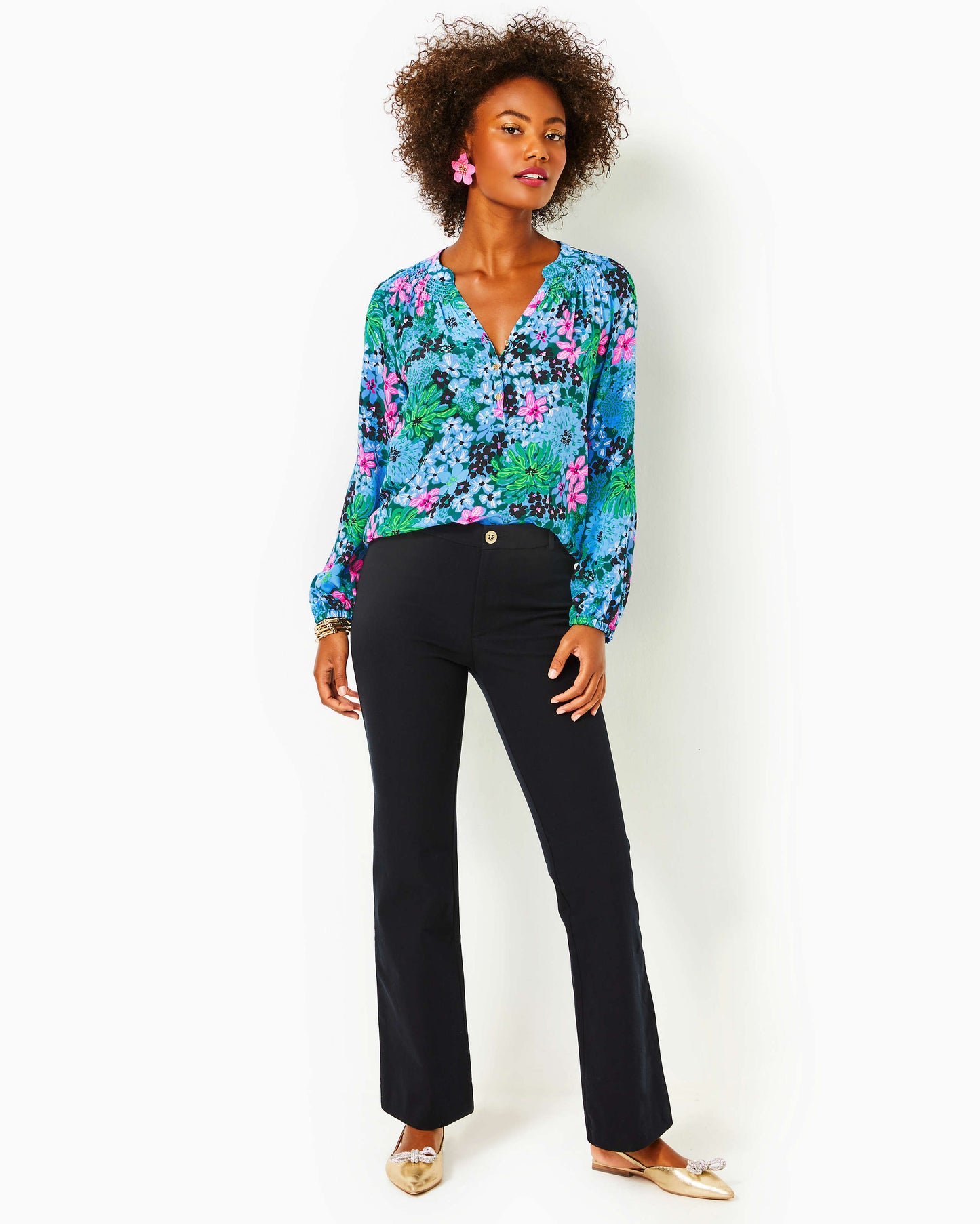 KIDMAN BI-STRETCH PANT, NOIR