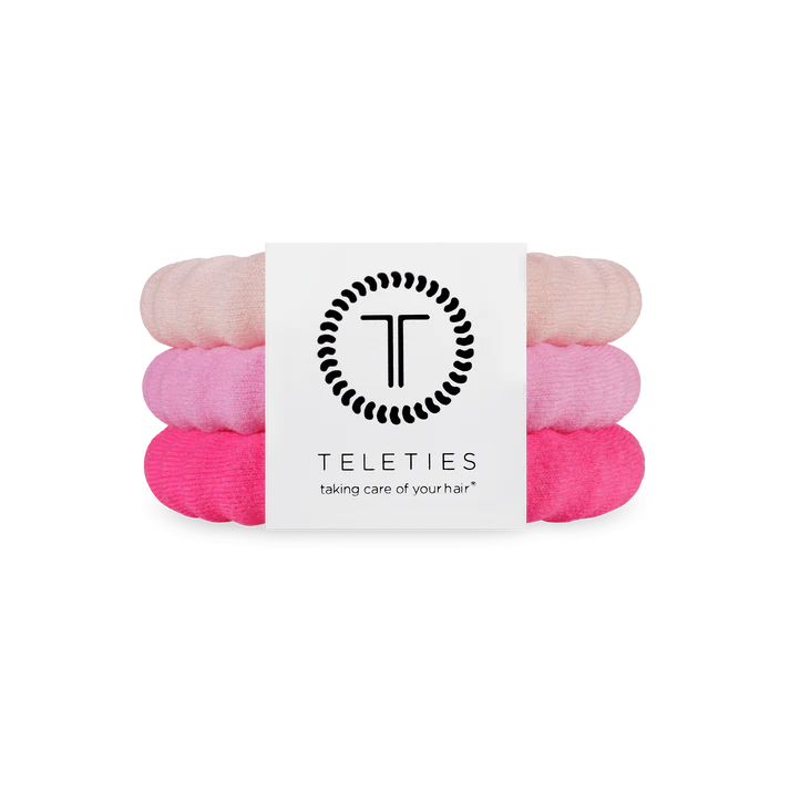 Teleties Kiss & Tell Large Nylon Hair Ties