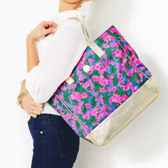 ART TOTE, CERISE PINK SAFARI SUNSET