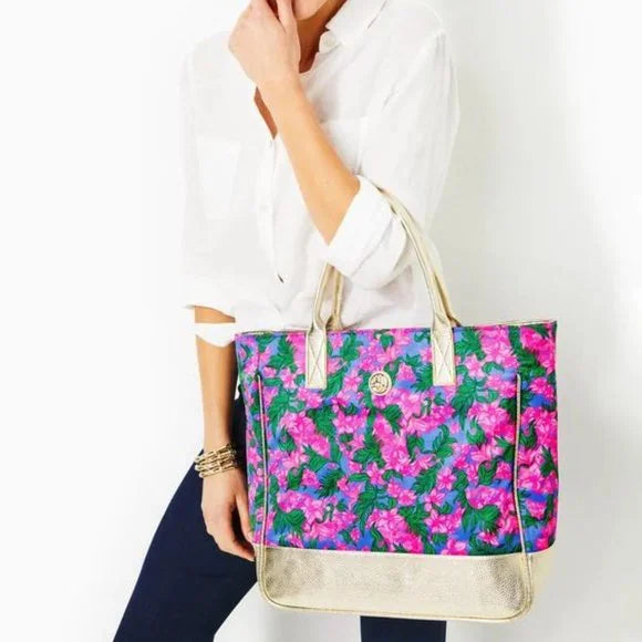 ART TOTE, CERISE PINK SAFARI SUNSET