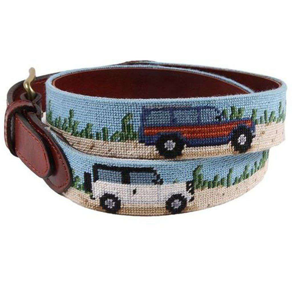 NEEDLEPOINT BELT, BEACH TRUCKS