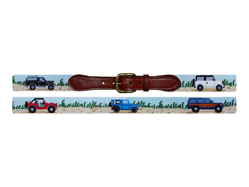 NEEDLEPOINT BELT, BEACH TRUCKS