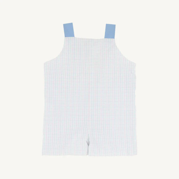 Teddy's Tab Jon Jon - Whitby Windowpane with Sarasota Sky