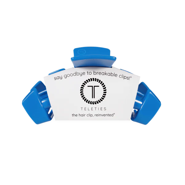 Teleties Classic Hair Clip - USA Blue