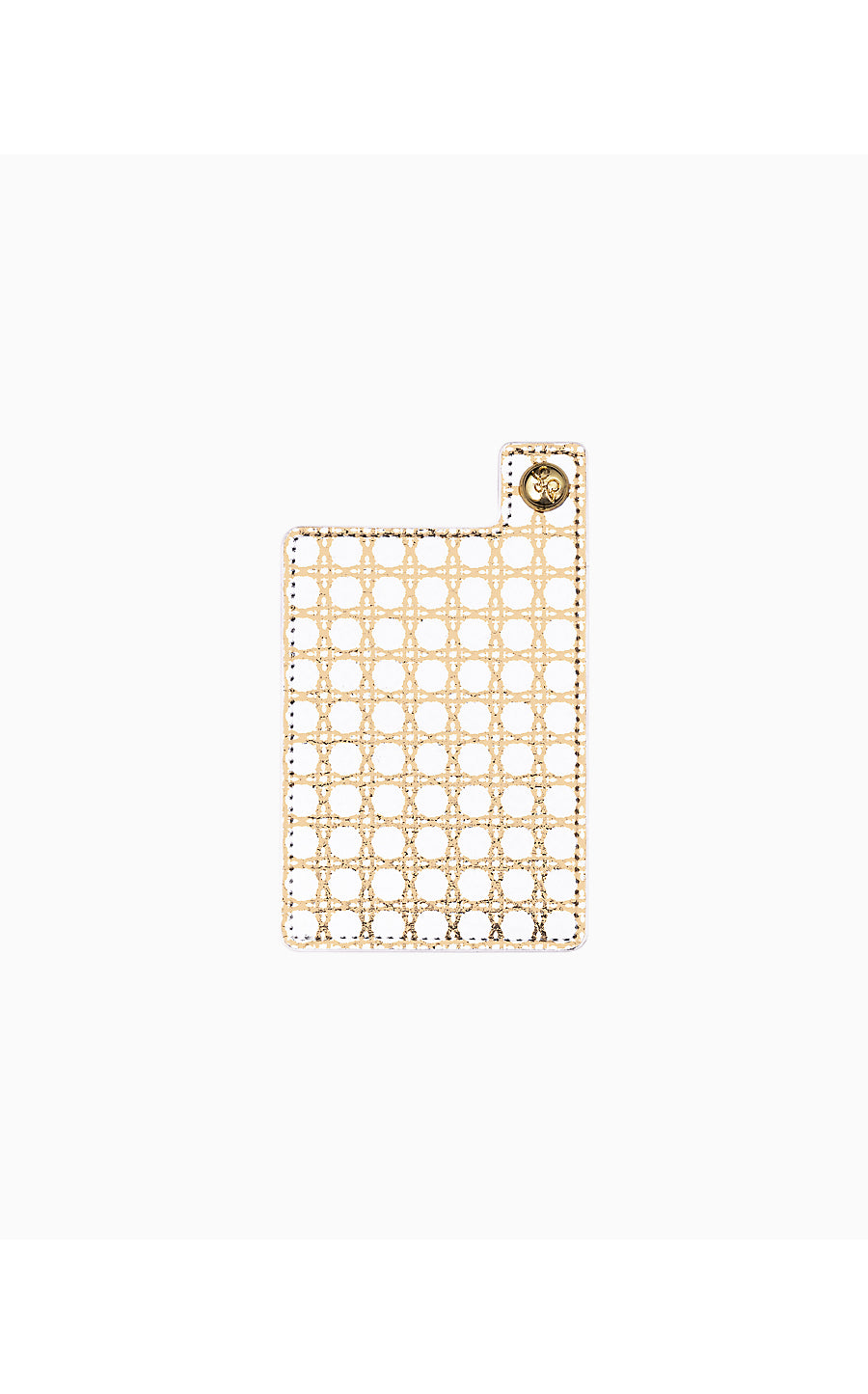 Expandable Phone Pocket, Gold Caning