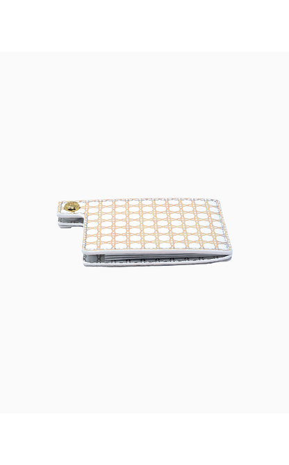 Expandable Phone Pocket, Gold Caning