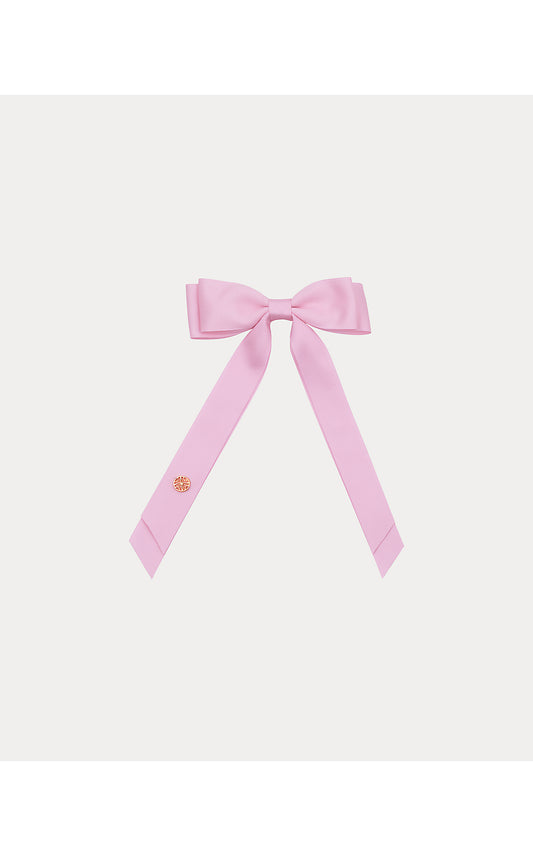 Bow Clip, Oleander Pink