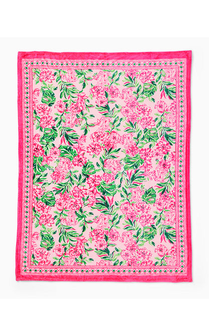 PARADISE ENGINEERED BLANKET, CONCH SHELL PINK KOALA LA LA ENGINEERED BLANKET