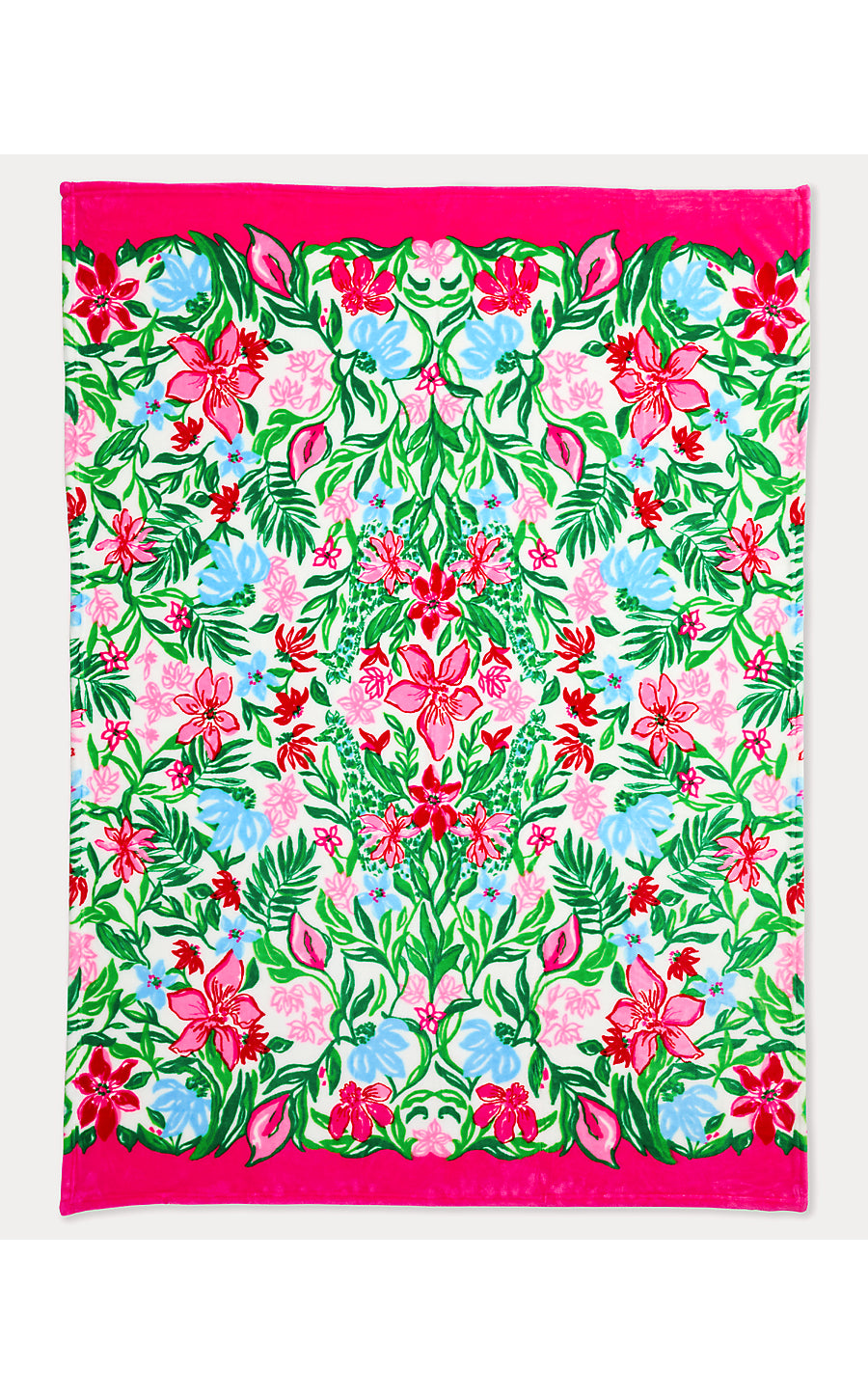 PARADISE ENGINEERED BLANKET, MULTI GLOWING GARDENS ENGINEERED BLANKET