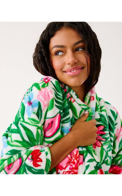 PARADISE ENGINEERED BLANKET, MULTI GLOWING GARDENS ENGINEERED BLANKET