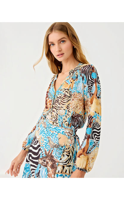 ELSA TOP, BREEZY AQUA LILLYS ZOO