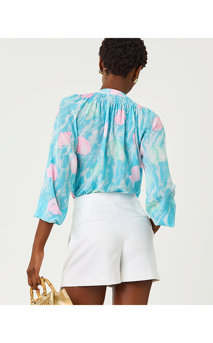 ELSA TOP, CAPRI BLUE SHELDEN